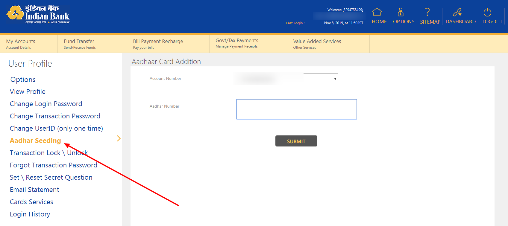 How To Link Your Aadhar Card To Your Bank Account [5 Options ]