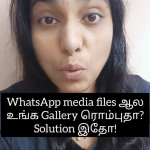 Whatsapp media storage in gallery